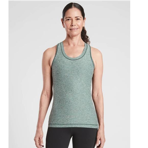 NWT Athleta Nitro Heather Tank - 1X - Seaweed Snack - 1x - Picture 1 of 3
